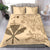 Hawaii Turtle Kanaka Map Beige - Bedding Set AH - Polynesian Pride