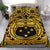 Samoa Bedding Set - Samoa Coat Of Arm, Polynesian Tattoo Gold - Polynesian Pride