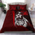 Samoa Polynesian Bedding Set Red - Turtle With Hook Red - Polynesian Pride