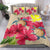 Hawaii Turtle Hibiscus Beige Simple Style - Bedding Set AH - Polynesian Pride