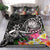 Hawaii Polynesian Bedding Set - Turtle Plumeria (Black) - Polynesian Pride