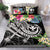 Polynesian Hawaii Kanaka Maoli Bedding Set - Summer Plumeria (Black) - Polynesian Pride