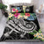 Polynesian Hawaii Bedding Set - Summer Plumeria (Black) - Polynesian Pride