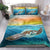 Hawaii Sunshine Palm Tree Polynesian Turtle Bedding Set - Polynesian Pride