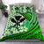 Kanaka Maoli (Hawaiian) Bedding Set - Lauhala Polynesian Hibiscus Green - Polynesian Pride