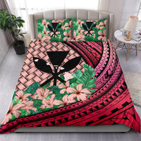 Kanaka Maoli (Hawaiian) Bedding Set - Lauhala Polynesian Hibiscus Pink - Polynesian Pride