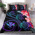 Hawaii Bedding Set - Hawaii Turtle Polynesian Tropical Bedding Set - Cora Style Purple - Polynesian Pride