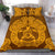 Hawaii Bedding Set Polynesian Turtle Hawaiian Bedding Set - TTHS Style - Gold - Polynesian Pride