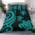 Fiji Polynesian Bedding Set - Turquoise Tentacle Turtle - Polynesian Pride