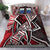 Samoa Bedding Set - Tribal Flower Special Pattern Red Color - Polynesian Pride