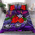 Kanaka Maoli (Hawaiian) Bedding Set - Polynesian Turtle And Hibiscus Purple - Polynesian Pride