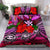 Kanaka Maoli (Hawaiian) Bedding Set - Polynesian Turtle And Hibiscus Pink - Polynesian Pride