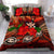 Kanaka Maoli (Hawaiian) Bedding Set - Polynesian Turtle And Hibiscus Red - Polynesian Pride