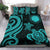 Northern Mariana Bedding Set - Tentacle Turtle Turquoise - Polynesian Pride