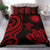 Northern Mariana Bedding Set - Tentacle Turtle Red Red - Polynesian Pride