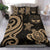 Marshall Islands Bedding Set - Tentacle Turtle Gold - Polynesian Pride