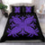 Hawaiian Bedding Set Royal Pattern - Black And Purple - A2 Style - Polynesian Pride