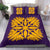 Hawaiian Bedding Set Royal Pattern - Purple And Gold - A3 Style - Polynesian Pride