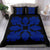 Hawaiian Bedding Set Royal Pattern - Black And Blue - C1 Style - Polynesian Pride