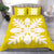 Hawaiian Royal Pattern Bedding Set - Yellow - D1 Style - Polynesian Pride