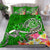 Tahiti Bedding Set - Turtle Plumeria (Green) - Polynesian Pride