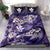 Kanaka Maoli (Hawaiian) Bedding Set - Waves Polynesian Turtle Hibiscus ( Purple) - Polynesian Pride