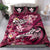 Kanaka Maoli (Hawaiian) Bedding Set - Waves Polynesian Turtle Hibiscus (Pink) - Polynesian Pride