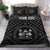 Fiji Personalised Bedding Set - Fiji Seal With Polynesian Tattoo Style ( Black) Black - Polynesian Pride