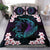 Hawaiian Shark Turtle Plumeria Bedding Set - Black - Zelda Style - AH - Polynesian Pride