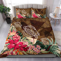 Kanaka Turtle Tropical Knit Background Bedding Set - AH - Polynesian Pride
