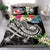 FSM Polynesian Bedding Set - Summer Plumeria (Black) Black - Polynesian Pride