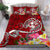 Tonga Bedding Set - Turtle Plumeria (Red) - Polynesian Pride