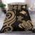 Papua New Guinea Bedding Set - Gold Tentacle Turtle - Polynesian Pride