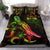 Fiji Polynesian Bedding Set - Turtle With Blooming Hibiscus Reggae Reggae - Polynesian Pride