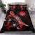 Nauru Polynesian Bedding Set - Turtle With Blooming Hibiscus Red Red - Polynesian Pride