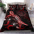 Palau Polynesian Bedding Set - Turtle With Blooming Hibiscus Red Red - Polynesian Pride