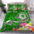 FSM Custom Personalised Bedding Set - Turtle Plumeria (Green) Green - Polynesian Pride