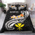 Hawaii Bedding Set - Kanaka Maoli Polynesian Patterns Plumeria (Black) Black - Polynesian Pride