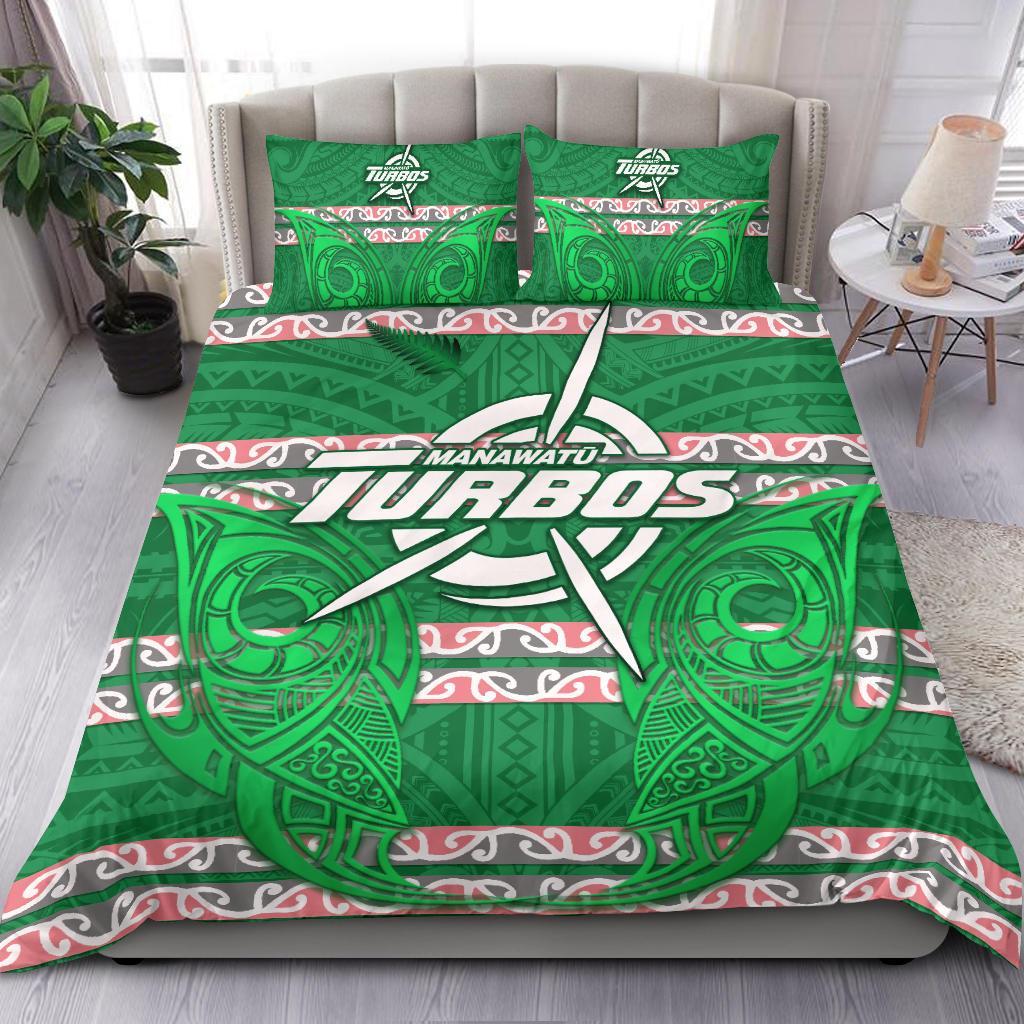 Manawatu Turbos Bedding Set Maori Vibes Green - Polynesian Pride