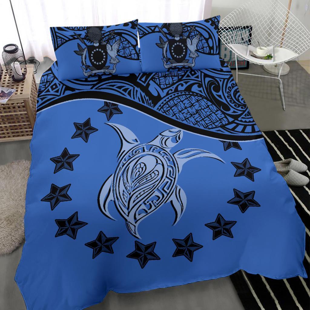 Cook Islands Bedding Set Blue - Polynesian Pride