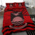 Kiribati Duvet Cover Set - Kiribati Flag & Coat Of Arms Red - Polynesian Pride