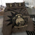 Nauru Duvet Cover Set - Nauru Bedding Flag & Coat Of Arms Brown - Polynesian Pride