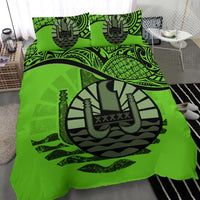 Polynesian Duvet Cover Set - Tahiti Bedding Set Green - Polynesian Pride