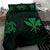 Hawaiian Map Kanaka Maoli Turtle Polynesian Bedding Set Green - Polynesian Pride