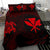 Hawaiian Map Kanaka Maoli Turtle Polynesian Bedding Set Red - Polynesian Pride