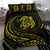 Hawaiian Map Turtle Polynesian Bedding Set - Yellow - Frida Style - Polynesian Pride