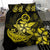 Hawaiian Anchor Plumeria Hamerhead Shark Polynesian Bedding Set - Yellow - Polynesian Pride