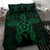 Hawaiian Turtle Hibiscus Polynesian Bedding Set Green - Polynesian Pride