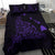 Hawaiian Map Rays Turle Polynesian Bedding Set - Purple - Polynesian Pride