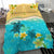 Polynesian Bedding Set - Turtles And Plumeria Duvet Cover Set - Polynesian Pride